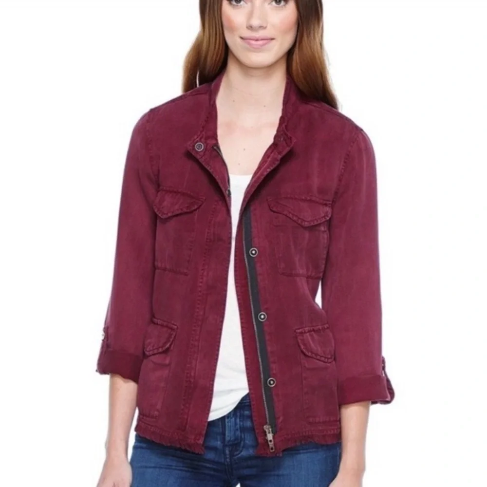 SANCTUARY Roy Frayed Surplus Jacket